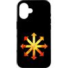 Occultist Magic Punk Chaos Custodia per iPhone 16 Stella a otto punte caos occulto punk anarchico esoterico