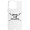 Crusader Knight Helmet Crossed Swords Il Custodia per iPhone 15 Pro Max cavaliere, elmo, e, attraversato, spade, crociato, illustrazione
