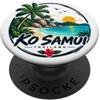 Sud-Est Asiatico: Thailand Ko Samui Thailandia Spiaggia Palme Tramonto Isola Souvenir PopSockets PopGrip Adesivo