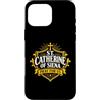 Catholic Saint Prayer Devotion Custodia per iPhone 16 Pro Max Santa Caterina da Siena Preghiera Cattolica Devozione