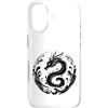 Japanese Sumi e Dragon Drawing Custodia per iPhone 17 Dragon Drawing Art Abstract Animal Painting