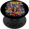 Bahaa's Tee Space Cats Galactic Adventure Cosmic Cartoon PopSockets PopGrip Adesivo