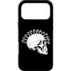 Miftees Christmas Tees Custodia per iPhone 17 Pro Max scheletro cranio con Candy Cane mohawk