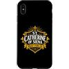 Catholic Saint Prayer Devotion Custodia per iPhone XS Max Santa Caterina da Siena Preghiera Cattolica Devozione