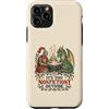 Fantasy Bookish Realm Custodia per iPhone 11 Pro Citazione divertente del cavaliere del libro del drago di