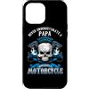 Biker Dude Gifts NYC Custodia per iPhone 12 Pro Max Papa Biker Who Rides A Moto Papà Marito Nonno