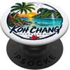 Sud-Est Asiatico: Thailand Thailandia Koh Chang Cascata Palme Isola Elefanti Souvenir PopSockets PopGrip Adesivo
