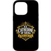 Catholic Saint Prayer Devotion Custodia per iPhone 14 Pro Max Santa Caterina da Siena Preghiera Cattolica Devozione