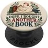 Book Nook Corner Citazione divertente per gli amanti dei libri di pollo PopSockets PopGrip Adesivo