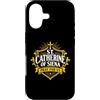 Catholic Saint Prayer Devotion Custodia per iPhone 17 Santa Caterina da Siena Preghiera Cattolica Devozione