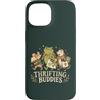 Thrift Store Findin Custodia per iPhone 15 Divertente opossum di topo rana con amici della parsimonia