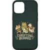 Thrift Store Findin Custodia per iPhone 12/12 Pro Divertente opossum di topo rana con amici della parsimonia