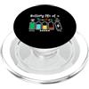 Women Battery Life Of A Teacher Funny Qu Citazione divertente per insegnanti Durata della batteria di un insegnante PopSockets PopGrip per MagSafe