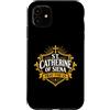 Catholic Saint Prayer Devotion Custodia per iPhone 11 Santa Caterina da Siena Preghiera Cattolica Devozione