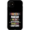 Custom T-shirt With MARIAH Name Birthday Custodia per iPhone 11 MARIAH Personalizzato Donna Regalo Personalizzato MARIAH