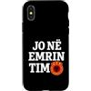 Kosovo UÇK Protest Designs Custodia per iPhone X/XS Jo Në Emrin Tim UÇK Protesta albanese del Kosovo