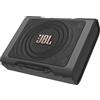 JBL BassPro Nano 2 6x8 in / 15x20 cm Subwoofer Attivo Sottosedile Auto | Class-D 200W RMS / 400W Max, AI Sound Boost, 30-150 Hz, filtro passa-basso regolabile, Bass Boost, telecomando, alluminio