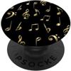 Music Notes Accessories for Musicians Note musicali chic PopSockets PopGrip Adesivo