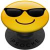 Cool Sunglasses Face Kids Happy Smile Occhiali da sole freddi Face Happy Yellow Smile per i bambini PopSockets PopGrip Adesivo