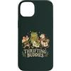 Thrift Store Findin Custodia per iPhone 14 Plus Divertente opossum di topo rana con amici della parsimonia