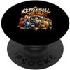 Regalo per atleta con kettlebell in ferr Maglia da allenamento con kettlebell pesante Swing PopSockets PopGrip Adesivo