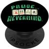 InGENIUS: magliette e articoli da regalo Giocatore di mahjong, pausa, non importa, divertente PopSockets PopGrip Adesivo