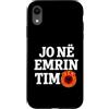 Kosovo UÇK Protest Designs Custodia per iPhone XR Jo Në Emrin Tim UÇK Protesta albanese del Kosovo