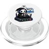 Social Battery Caffeine Chaos Comedy Scusa, sono offline introverso Gamer Humor PopSockets PopGrip per MagSafe