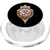 Harmony Chakra Sacred Soul Mindful Balan Simbolo Om Spirituale Zen Pace Yoga Meditazione PopSockets PopGrip per MagSafe