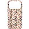 Somboy Pattern Studio Custodia per iPhone 17 Pro Motivo botanico Flamestitch Garden Folk