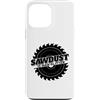 Miftees Carpenter Tees Custodia per iPhone 13 Pro Max Falegnameria divertente Sawdust Is Man Glitter