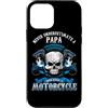 Biker Dude Gifts NYC Custodia per iPhone 12 mini Papa Biker Who Rides A Moto Papà Marito Nonno