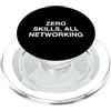 Professional Office Humor ZERO COMPETENZE, TUTTE LE RETI Sarcastico Umoristico Professionale PopSockets PopGrip per MagSafe