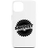 Miftees Carpenter Tees Custodia per iPhone 13 Falegnameria divertente Sawdust Is Man Glitter