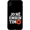 Kosovo UÇK Protest Designs Custodia per iPhone XS Max Jo Në Emrin Tim UÇK Protesta albanese del Kosovo