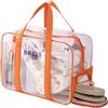 Generic Clear Sports Bag Stadium Approvato Vedere Attraverso Tote Bag per il gioco | Borsa a tracolla in PVC trasparente progettata per rapidi controlli di sicurezza durante partite di calcio, concerti