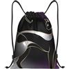 Zelinge Zaino con coulisse, borsa da palestra, Art Cat, S (14 x 16.9 inch) | Borsa Yoga Danza