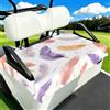 Myfsucce Coprisedili universali per carrello da golf, 2 passeggeri, 130 x | Coperta in poliestere, facile da installare, traspirante, lavabile, per auto da golf