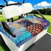 Myfsucce Coprisedili universali per carrello da golf, 2 passeggeri, 130 x | Coperta in poliestere, facile da installare, traspirante, lavabile, per auto da golf