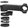Generic Attacco manubrio per bicicletta, in lega di alluminio, 31,8 mm, regolabile | 80 90 100 110 120mm Lunghezze, 6061 Lega, Sabbia Nero, per Strada o Mountain Bike Front End Upgrade