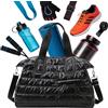 Generic Borsa da viaggio leggera di grande capacità, Nero , riferimento alla | Borsone da viaggio per uomo e donna, per attività all'aperto, sport, nuoto, yoga, weekend, lavoro, viaggi su strada