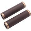 wanhaoaony Manopole MTB Impugnature in Pelle Classica e Manubrio in Alluminio for Bicicletta Materiale Morbido Accessorio for Biciclette Macchine Manuale Bar A Mano Design Classico