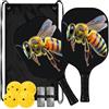 FRODOTGV Bee Graphite Pickleball Paddle | Pala de Pickleball fibra de vidrio per giocatori intermedi