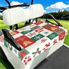Myfsucce Coprisedili universali per carrello da golf, 2 passeggeri, 130 x | Coperta in poliestere, facile da installare, traspirante, lavabile, per auto da golf