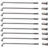 SQIANKUN Raggi Bici Raggi for Bici, 36 Pezzi 60-305mm 12G Bicicletta elettrica E-Bike Ruota Pneumatico in Acciaio Parti, for Bicicletta con capezzoli 60mm - 305mm(210MM)