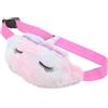 Generic Marsupio in Peluche con Unicorno per Compleanno o Capodanno con molteplici metodi di indossaggio e Design Comodo da trasportare, Borsa a Tracolla a Forma di Cartone Animato per Ragazzi e Ragazze