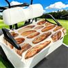 Myfsucce Coprisedili universali per carrello da golf, 2 passeggeri, 130 x | Coperta in poliestere, facile da installare, traspirante, lavabile, per auto da golf