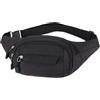 Generic Marsupio in vita marsupio marsupio porta telefono cintura da corsa, Nero | Borsa a tracolla casual da viaggio porta telefono alla moda per festival musicali, escursionismo, corsa, campeggio