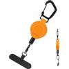 Generico Moschettone Retrattile Antismarrimento A Mani Libere Lanyard Ad Alto | Portabadge A Bobina Con Moschettone Paracord per Outdoor Campeggio Escursionismo Zaino in Spalla Corsa Sport Borracc