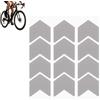 Generic Raggi Riflettori Bicicletta Raggi Riflettori Nastri Riflettori | Nastro riflettente per telaio bicicletta per esterni notturni pendolari Mountain Scooter Moto Telaio Rim